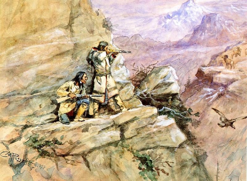 HUNTING BIG HORN SHEEP