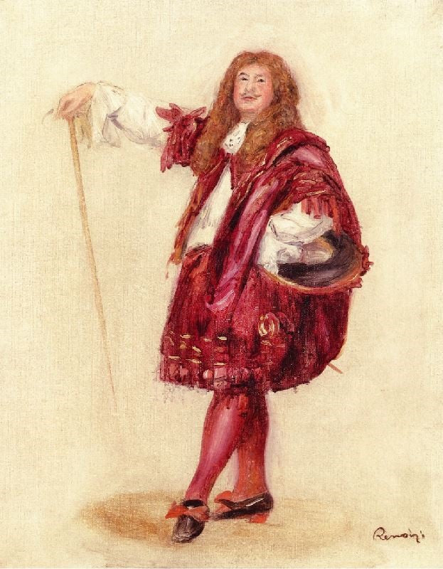 Dorival Dressed As Le Bourgeois Gentilhomme by Pierre Auguste Renoir