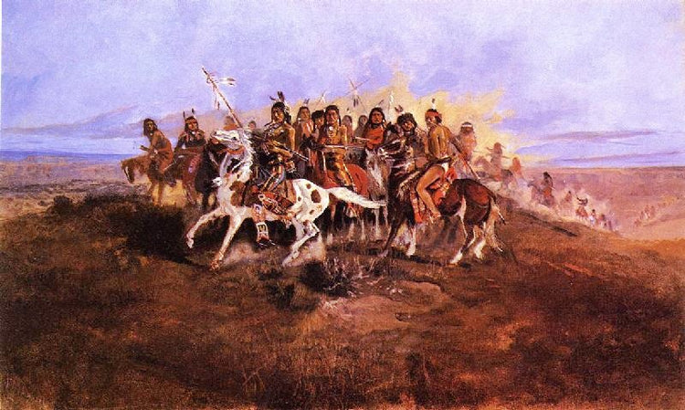 The War Party by Charles Marion Russell