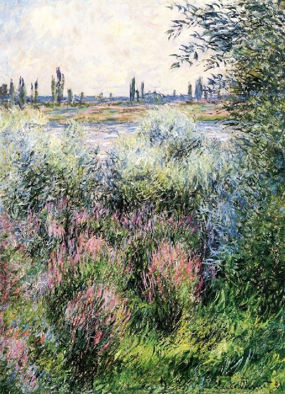 By The Seine, A Corner Of The Bank by Claude Oscar Monet