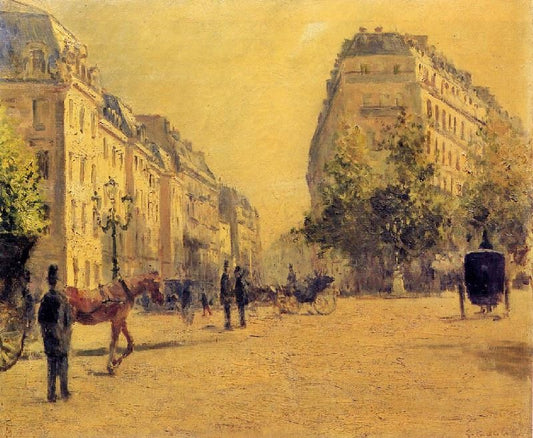 The Perpiniere Barracks by Gustave Caillebotte
