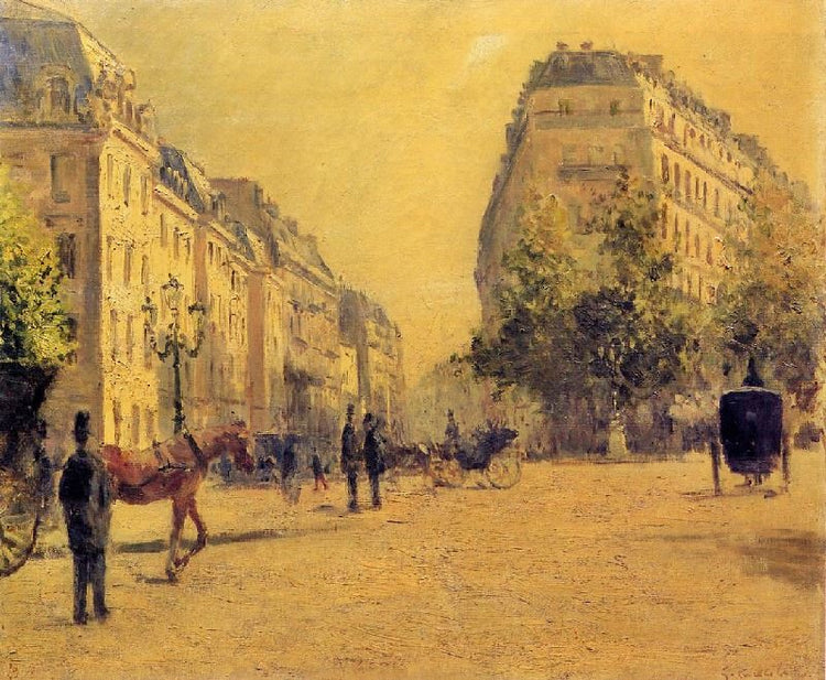 The Perpiniere Barracks by Gustave Caillebotte