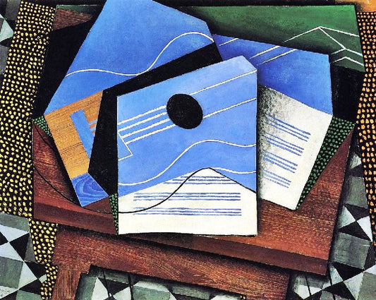 Guitar On A Table by Juan Gris