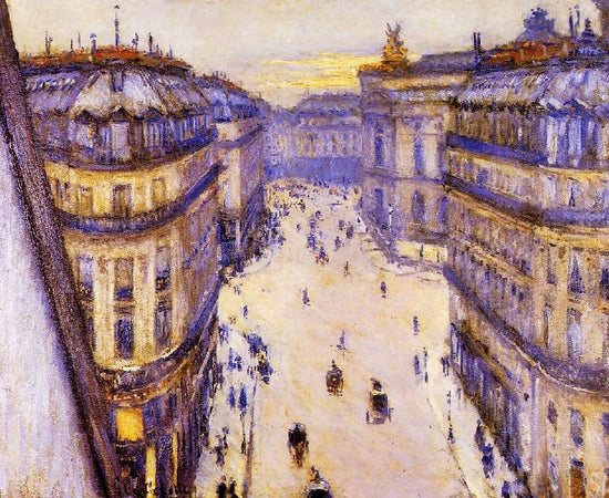 Rue Halevy, Seen From The Sixth Floor by Gustave Caillebotte