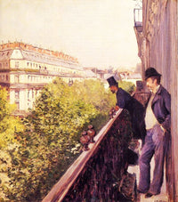 A Balcony by Gustave Caillebotte