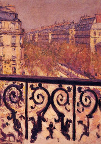 A Balcony In Paris by Gustave Caillebotte