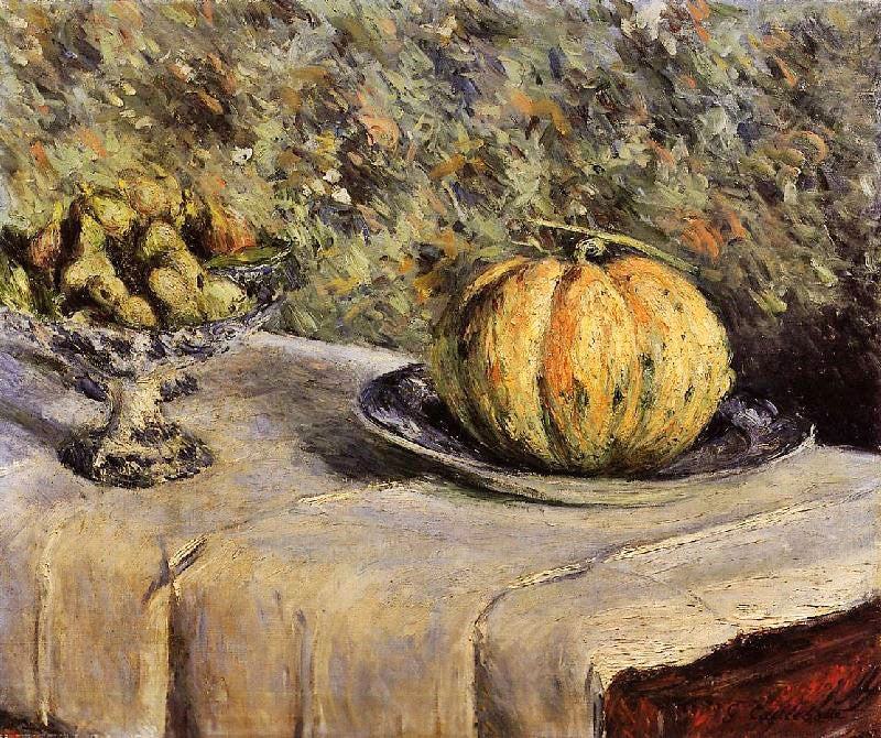 MELON AND BOWL OF FIGS