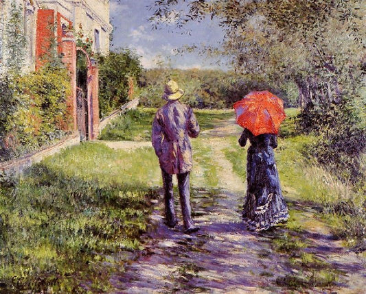 Rising Road by Gustave Caillebotte