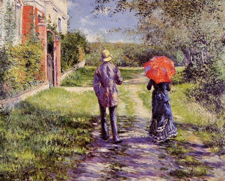 Rising Road by Gustave Caillebotte
