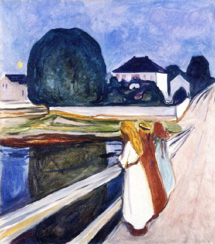 The Girls On The Bridge, 1902 by Edvard Munch