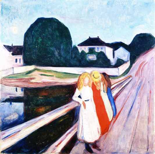 The Girls On The Bridge, 1905 by Edvard Munch