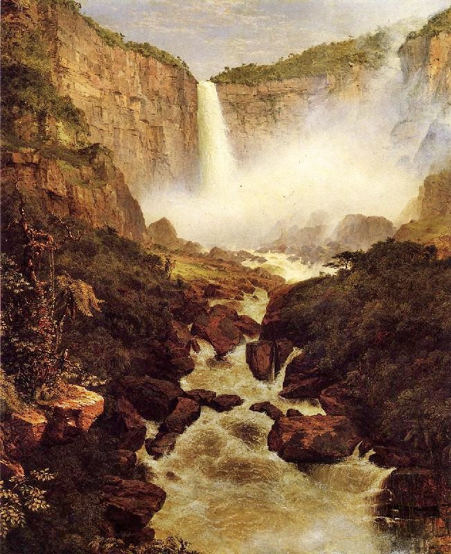 TEQUENDAMA FALLS, NEAR BOGOTA, NEW GRANADA