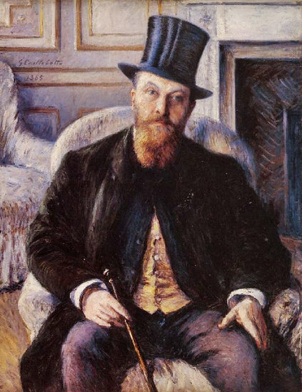 Portrait Of Jules Dubois by Gustave Caillebotte