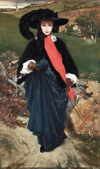 Portrait Of May Sartoris by Frederic Lord Leighton