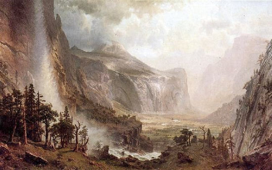 The Domes Of Yosemite by Albert Bierstadt