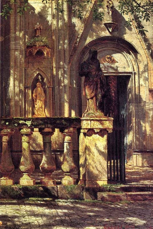 Sunlight And Shadow: Study by Albert Bierstadt