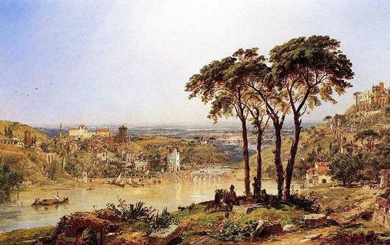 Summer, Noonday On The Arno by Jasper Francis Cropse