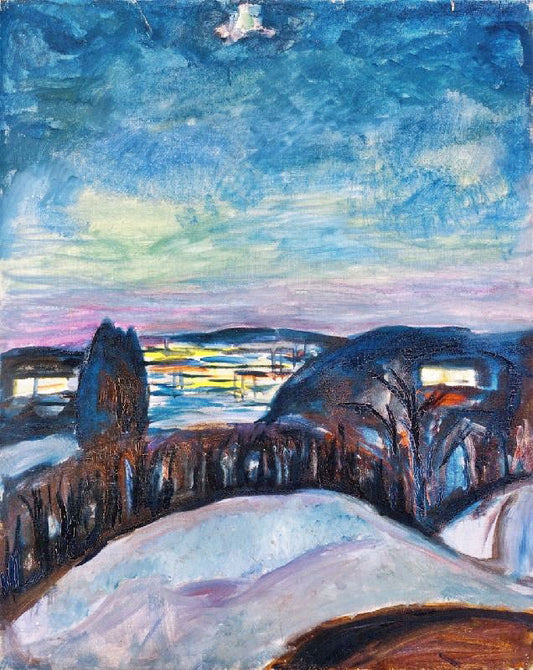 Starry Night, 1924 by Edvard Munch