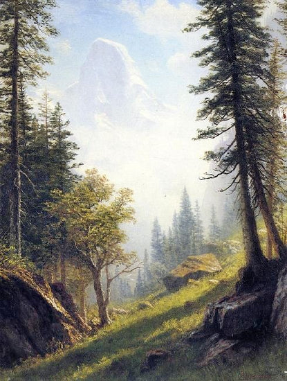 Among The Bernese Alps by Albert Bierstadt
