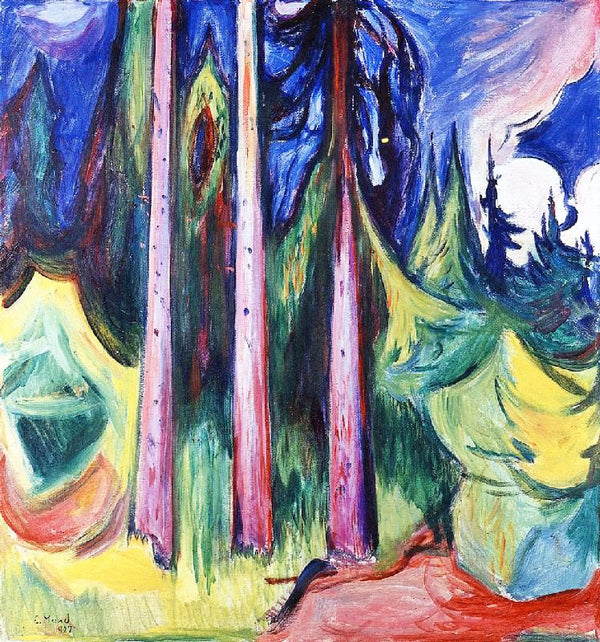 Forest by Edvard Munch