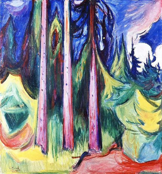 Forest by Edvard Munch