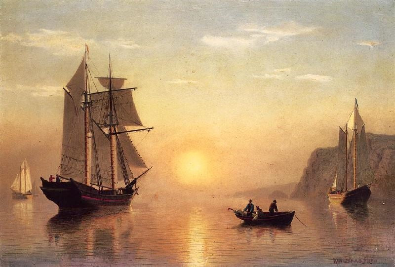 SUNSET CALM IN THE BAY OF FUNDY