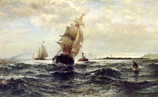 Off Atlantic Highlands by Edward Moran
