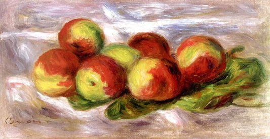Still Life With Peach Fruit by Pierre Auguste Renoir