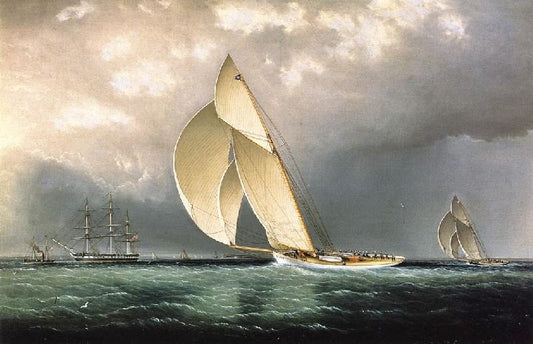 The Bark ’Marblehead’ Coming Into Port by James E. Buttersworth