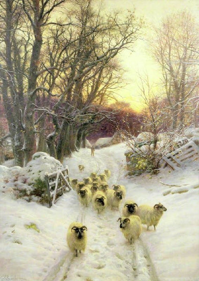 The Sun Had Closed The Winter’S Day by Joseph Farquharson
