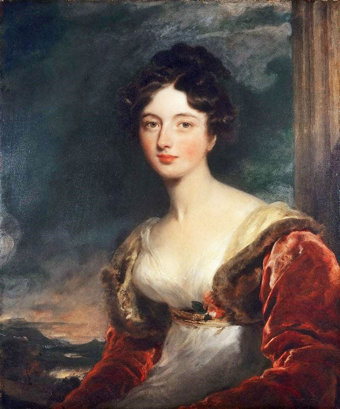 Portrait Of Mrs James Fraser Of Castle Fraser by Thomas Lawrence