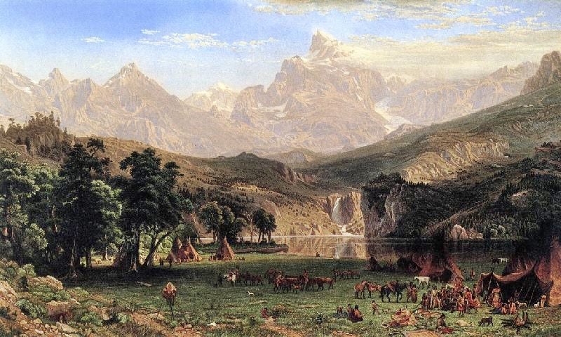 The Rocky Mountains, Lander’S Peak by Albert Bierstadt