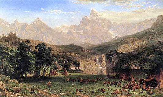 The Rocky Mountains, Lander’S Peak by Albert Bierstadt