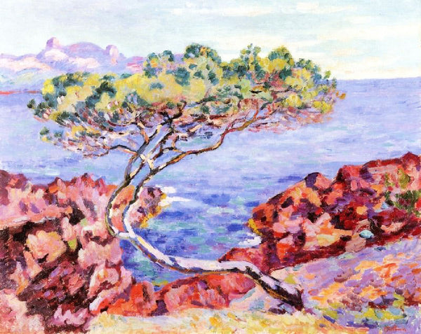 The Red Rocks At Agay by Armand Guillaumin