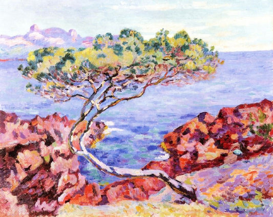 The Red Rocks At Agay by Armand Guillaumin