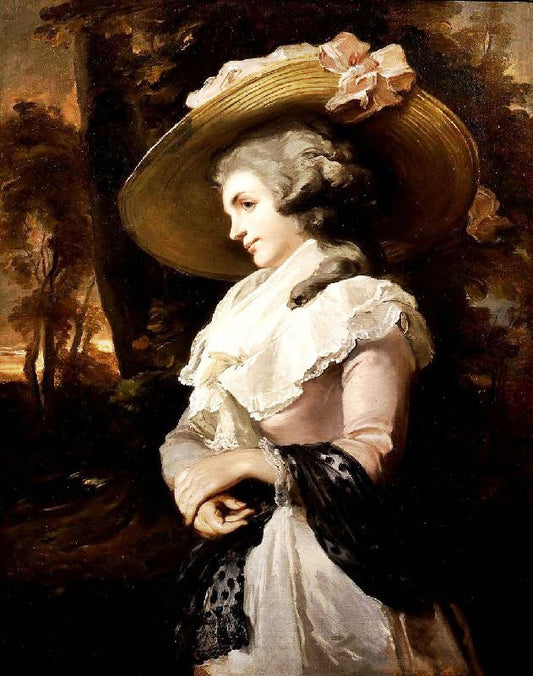 Lady In A Straw Hat by John Raphael Smith