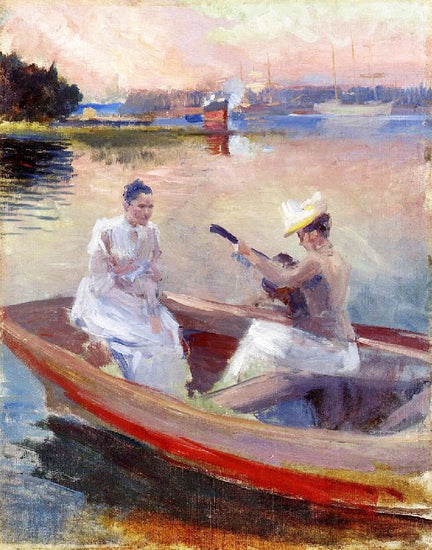 Summer Evening, Haiko Bight Outside Porvoo by Albert Edelfelt