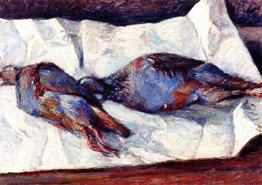 Two Partridges by Gustave Caillebotte