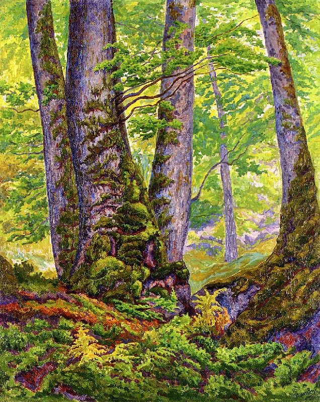 Three Beeches by Paul Ranson