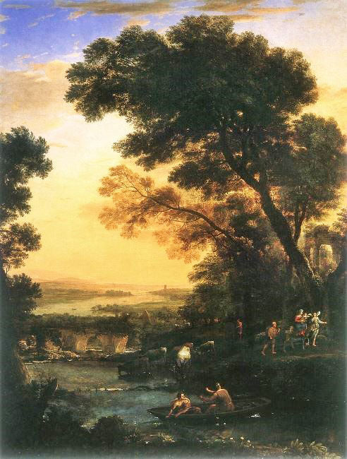Ideal Landscape With The Flight Into Egypt by Claude Lorrain (Gellée)