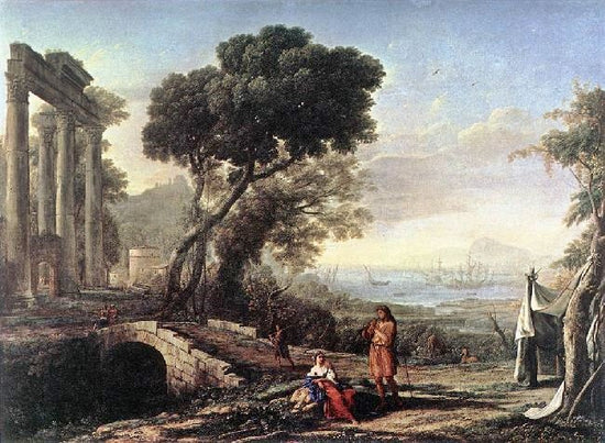 Italian Coastal Landscape by Claude Lorrain (Gellée)