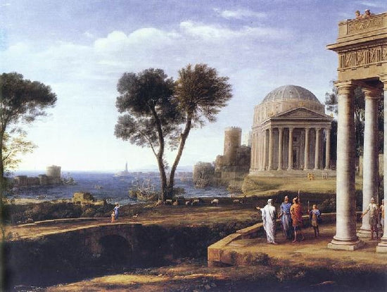 Landscape With Aeneas At Delos by Claude Lorrain (Gellée)