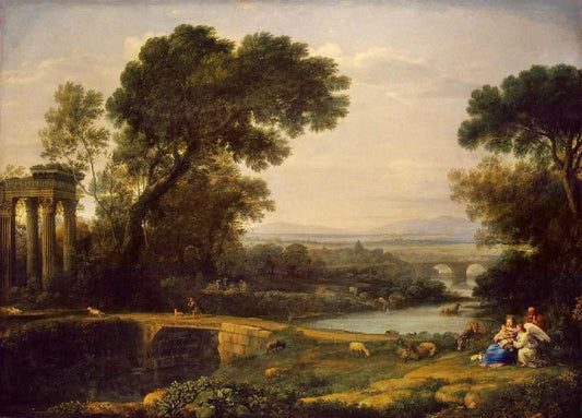 Landscape With The Rest On The Flight Into Egypt by Claude Lorrain (Gellée)