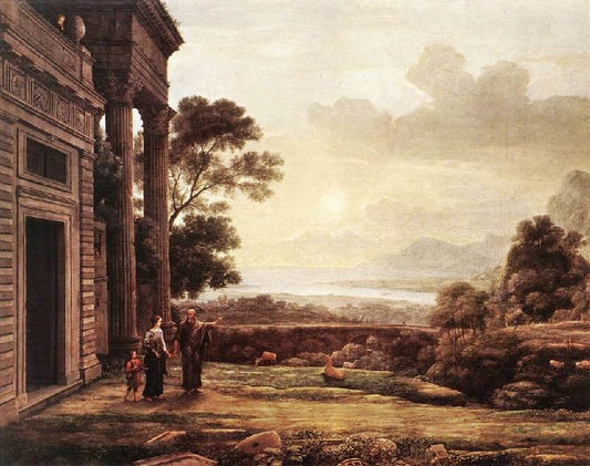 The Expulsion Of Hagar by Claude Lorrain (Gellée)
