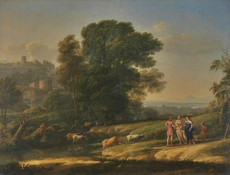 Landscape With Cephalus And Procris Reunited By Diana by Claude Lorrain (Gellée)