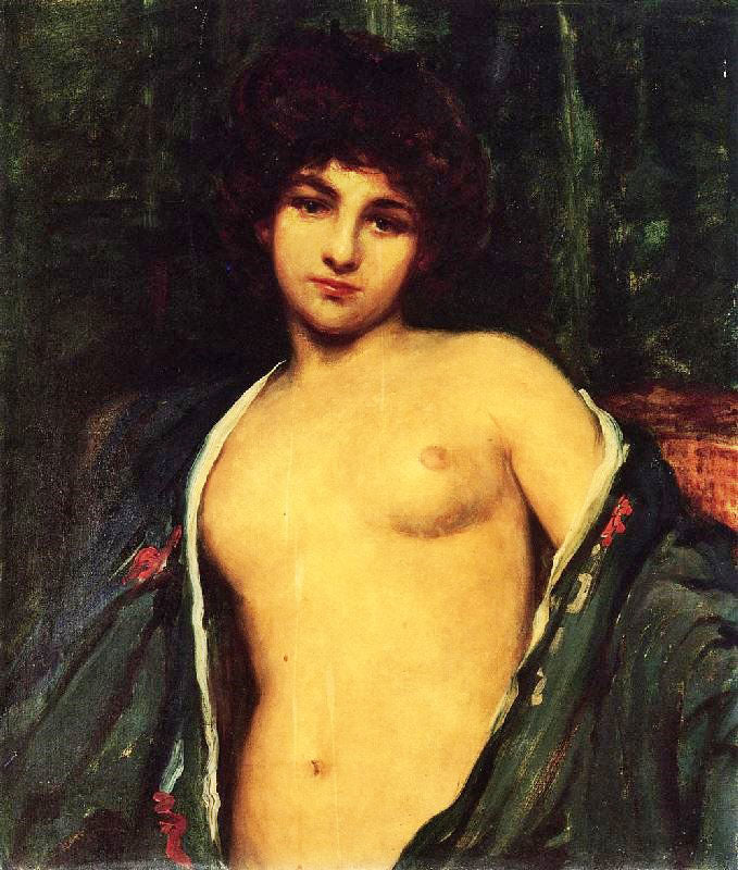 Portrait Of Evelyn Nesbitt by James Carroll Beckwith
