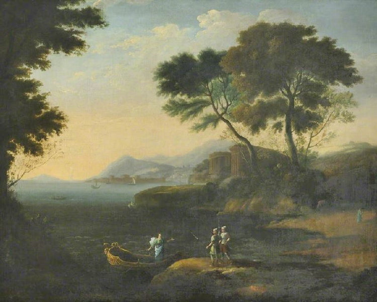 Embarkation Of Carlo And Ubaldo In Pursuit Of Rinaldo by Claude Lorrain (Gellée)