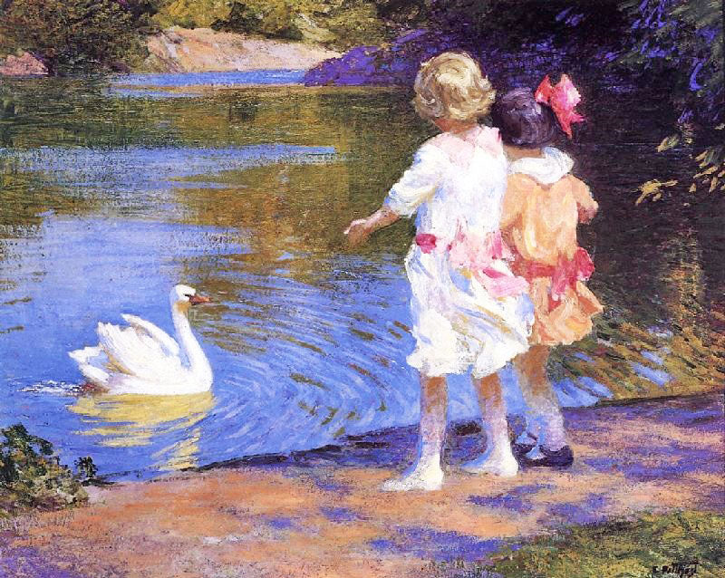 The Swan by Edward Potthast
