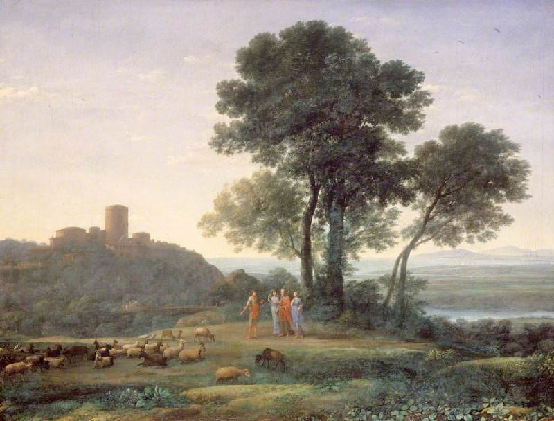 Jacob With Laban And His Daughters by Claude Lorrain (Gellée)
