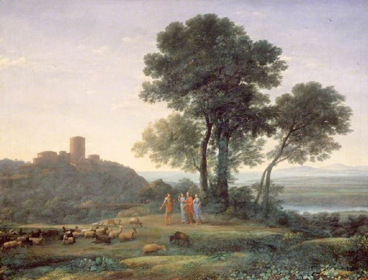 Jacob With Laban And His Daughters by Claude Lorrain (Gellée)